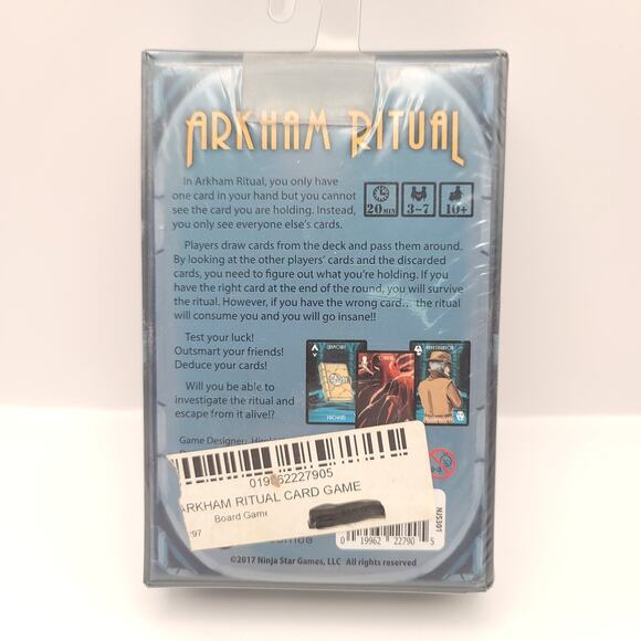 Ninja Star Arkham Ritual Sealed New Card Game - Picture 2 of 6